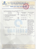 Test results: Solvent system POLYURETHAN paint SB723