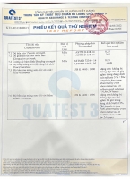 Test results: Solvent-based polyurethane waterproofing paint (1k) SB726