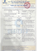 Test results: EPOXY mortar and concrete hardener SB717, SB718